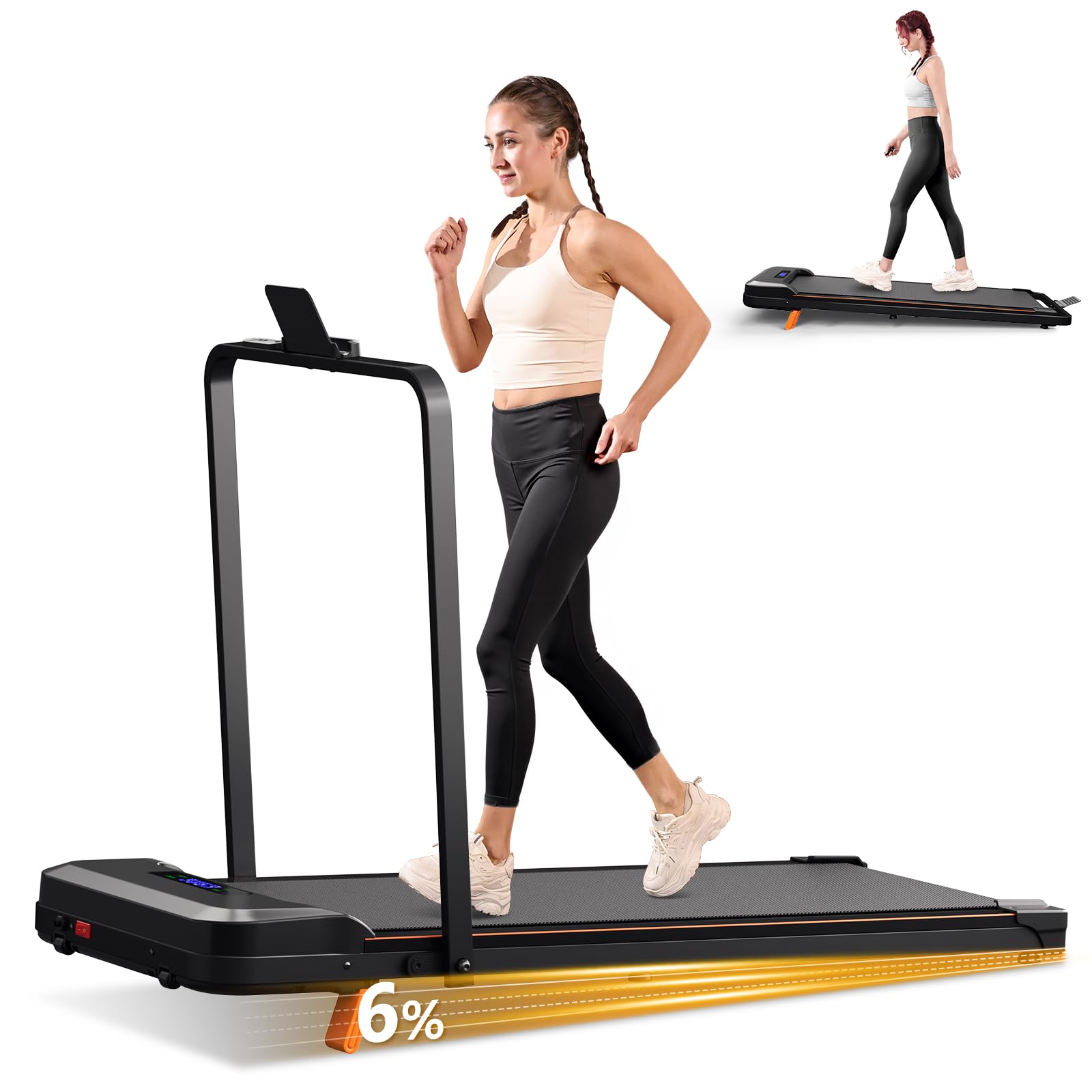 AIRHOT ウォーキングマシン コンパクト Amazon | AIRHOT 4イン1 折りたたみ式トレッドミル - 2.5HP